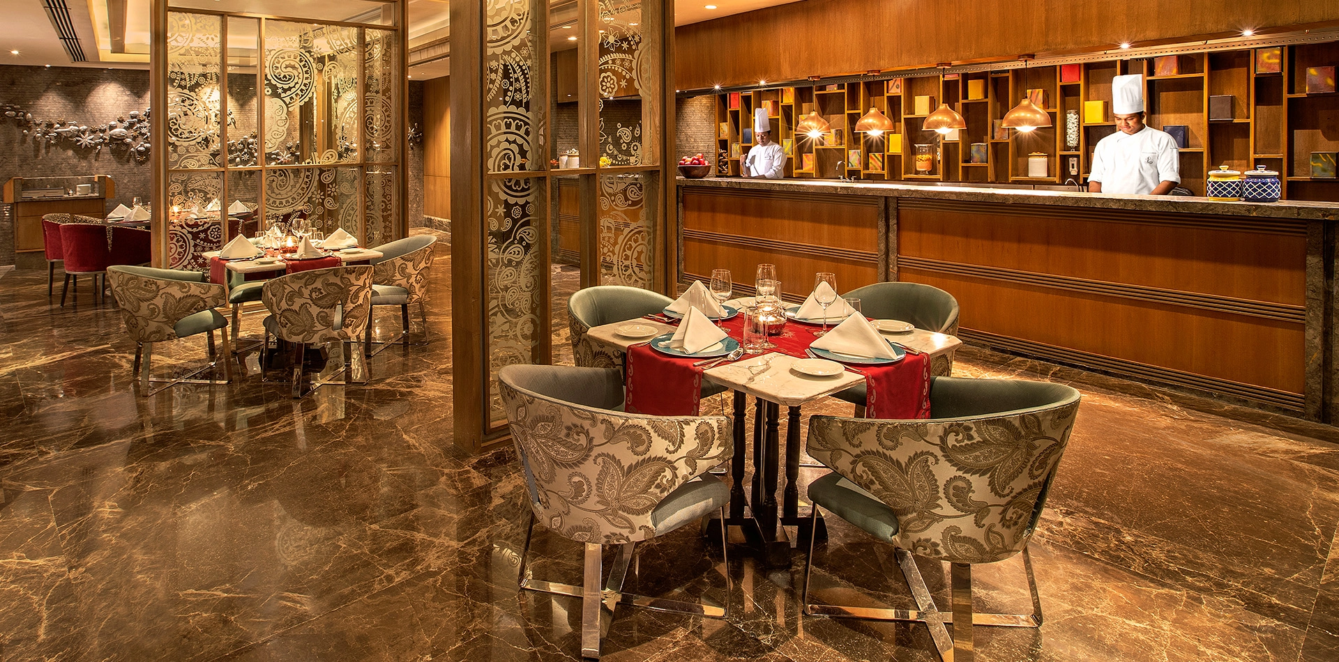 Dilli 32 - Indian cuisine restaurant Leela Convention Hotel Delhi