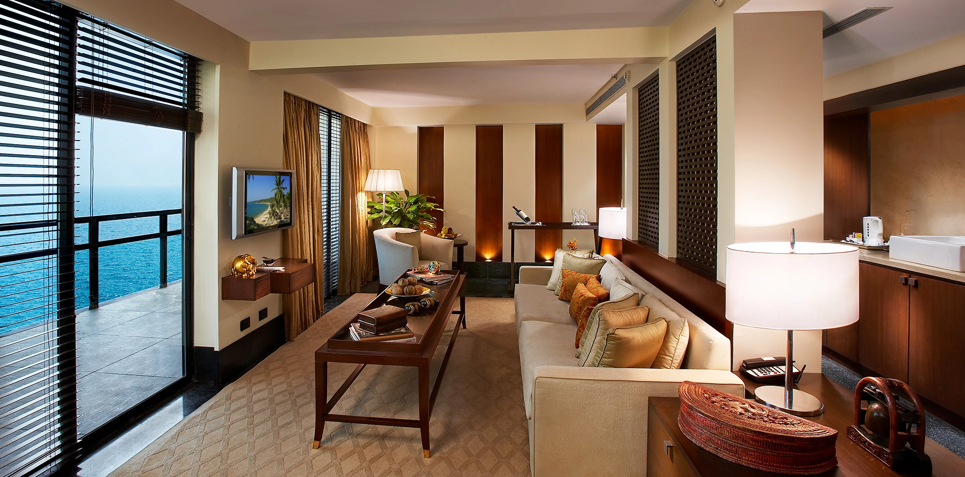 Royal Club Duplex Suite at The Leela Kovalam