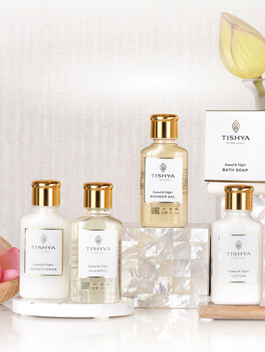 Tishya by The Leela bath amenities
