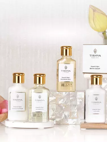 Tishya by The Leela bath amenities