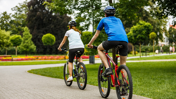 Enjoy the bicycle tour ride
